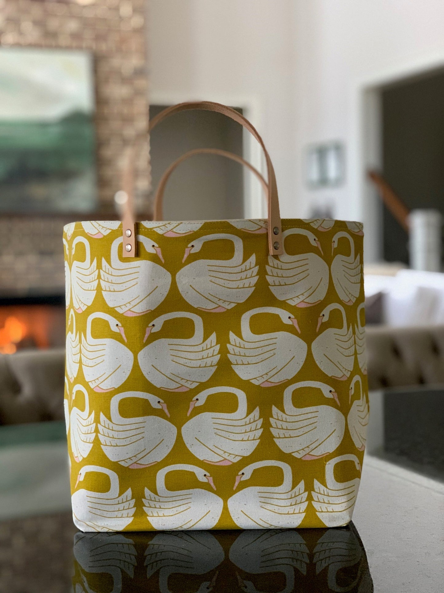 7 Swans A Sailing Bucket Bag