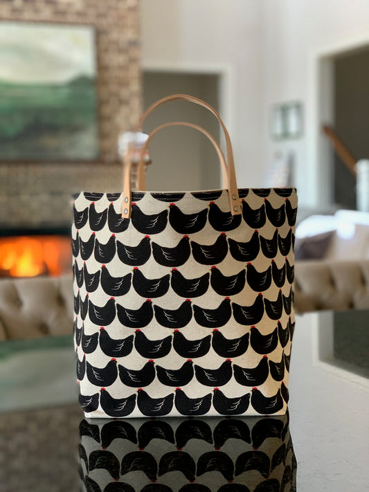 8 Piece Chicken Black Bucket Bag