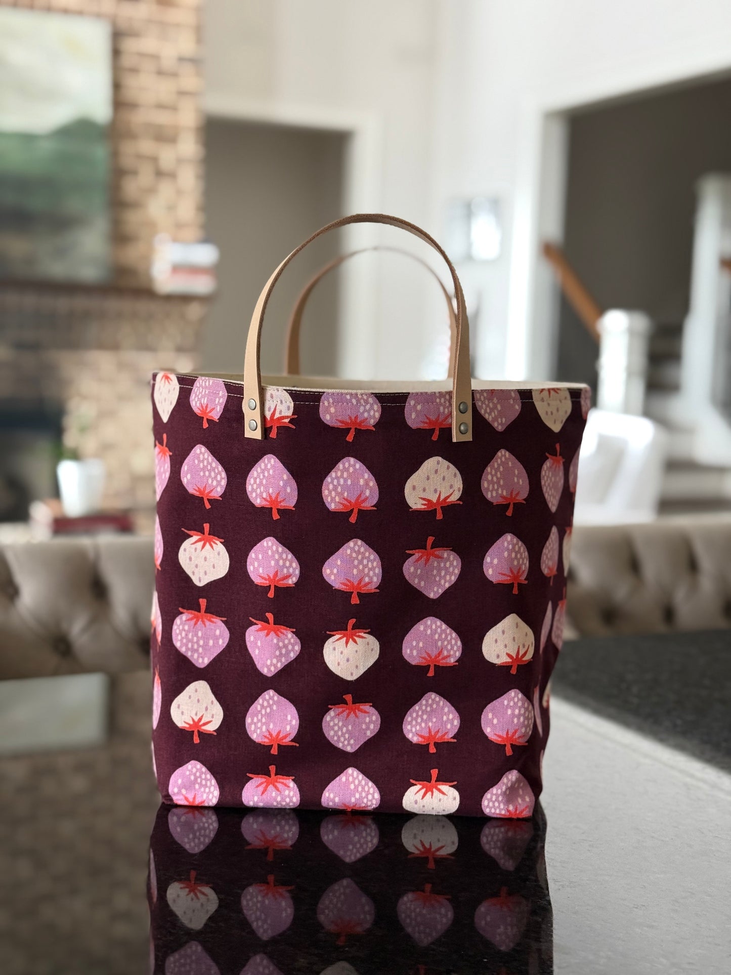 Berries Plum Bucket Bag