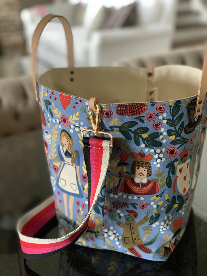 Geometry Rust Bucket Bag