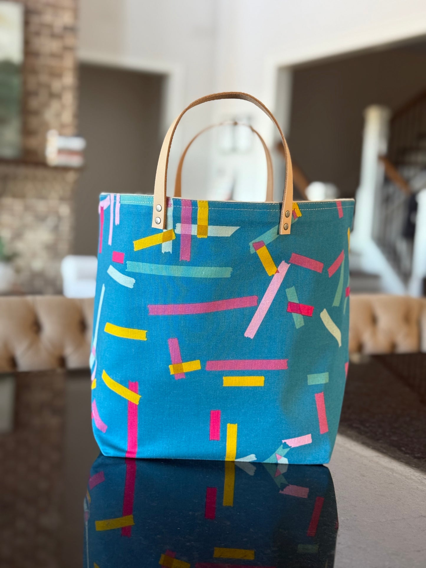 Washi Plus Royal Blue Bucket Bag
