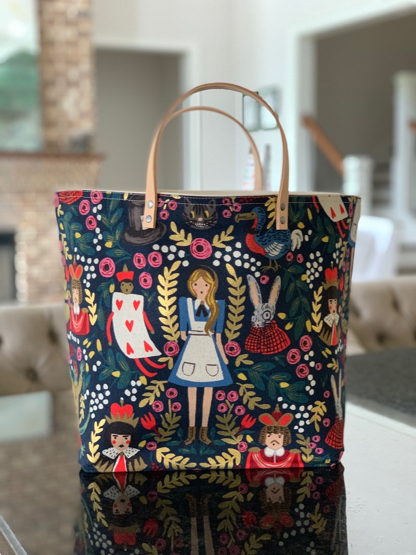 Alice Navy Bucket Bag