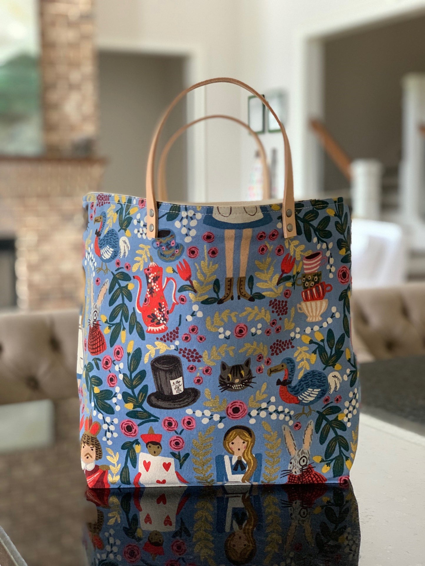 Alice Sky Blue Bucket Bag