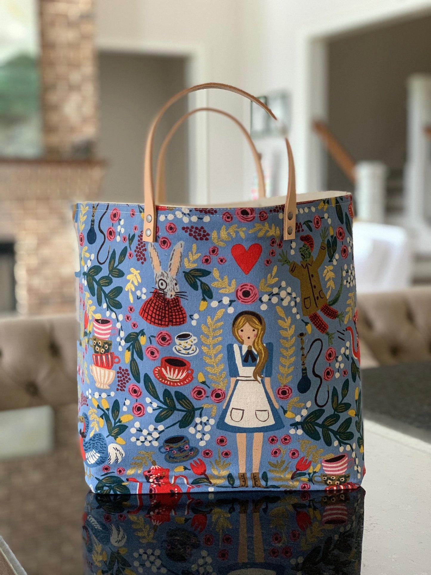 Alice Sky Blue Bucket Bag