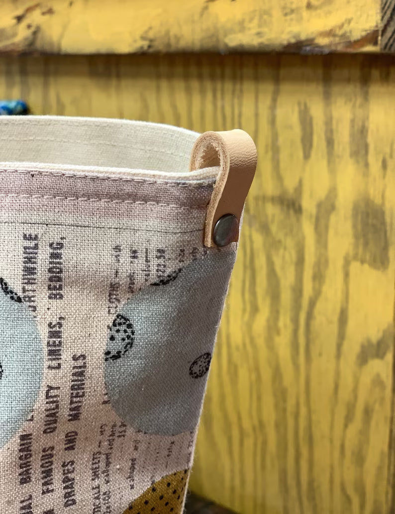 Geometry Rust Bucket Bag