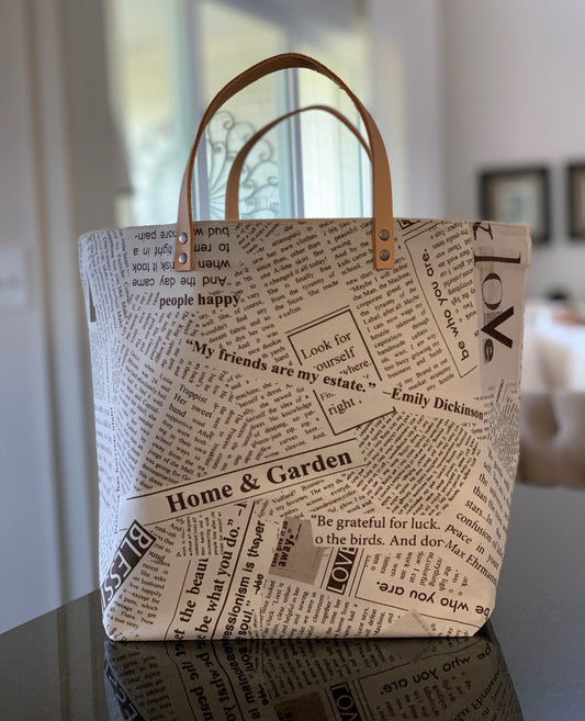 Paperboy Bucket Bag Light Pocket